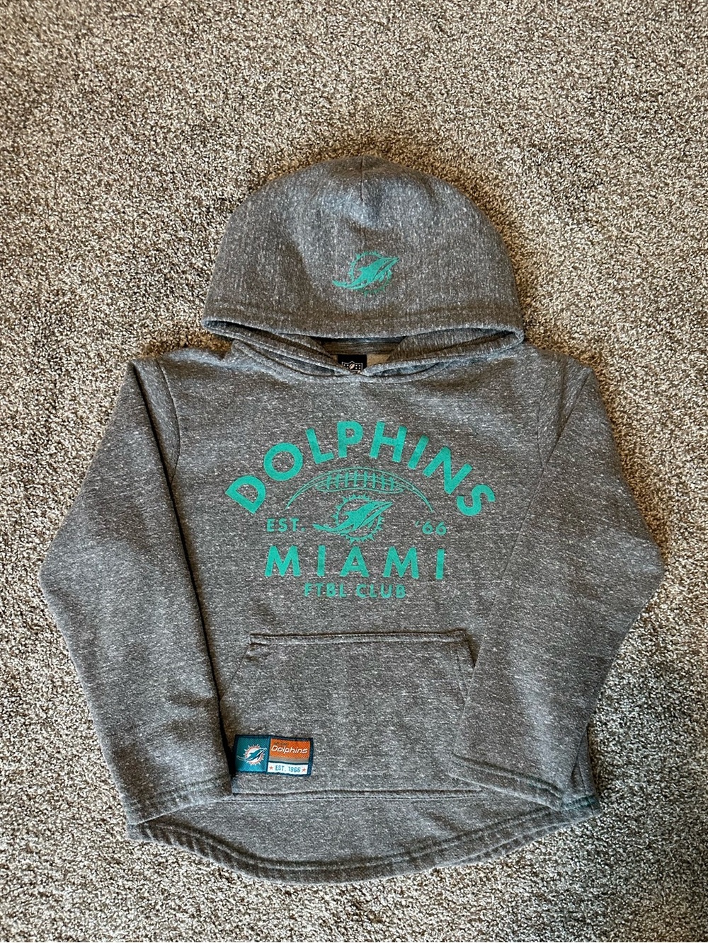 Miami Dolphins Youth Sweatshirt Size Small